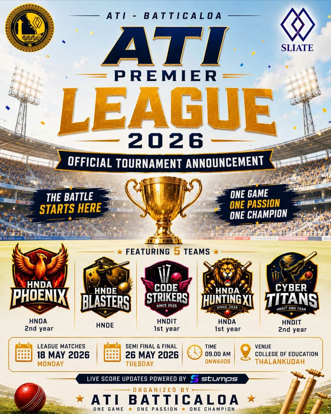 ATI PREMIER LEAGUE 2026