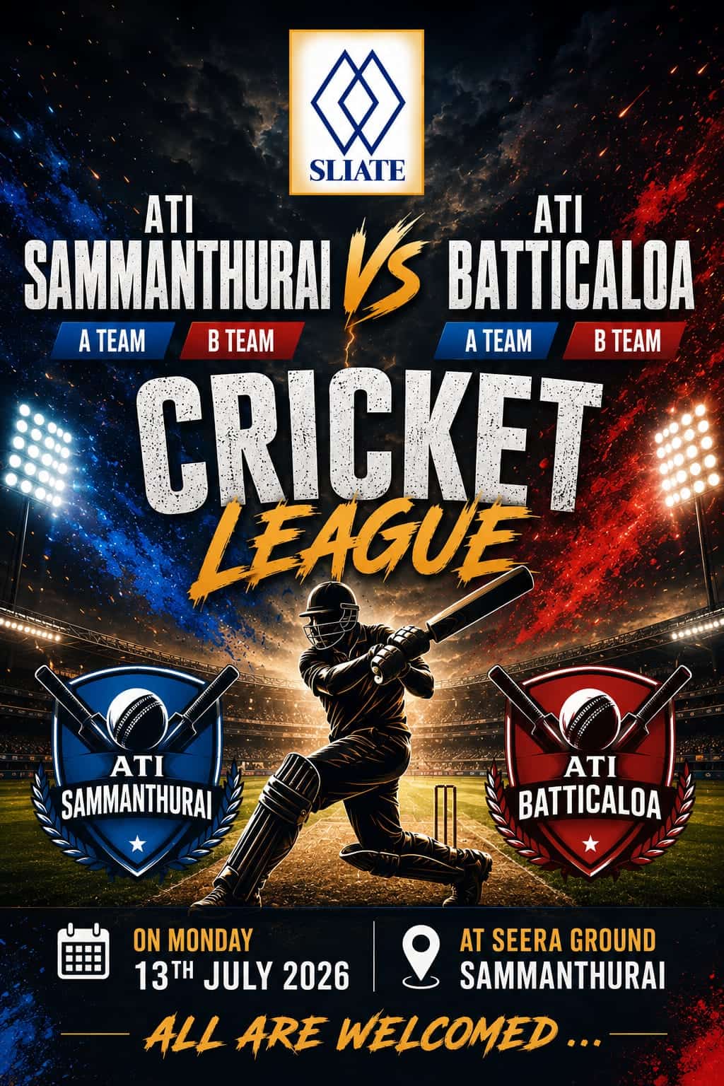 ATI Batticaloa vs ATI Sammanthurai Cricket League